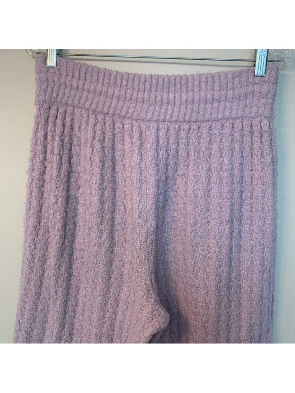Urban Outfitters Purple Out From Under Mina Cable Knit Pant M - Picture 13 of 16